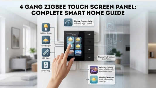 4 Gang Zigbee Touch Screen Panel Complete Smart Home Guide