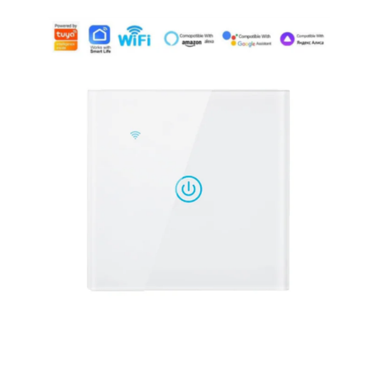 1 Gang smart switch Power icon White