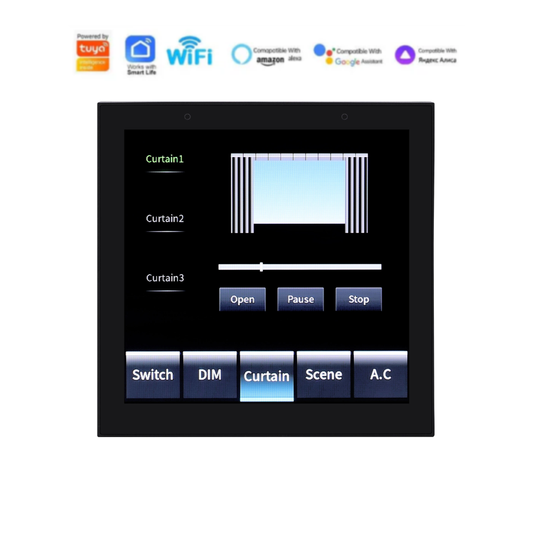 X4 4 Gang + Zigbee Smart Home Control Panel 4 Inch
