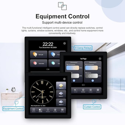 4 Inch Touch Screen 4Gang Smart Zigbee Gateway