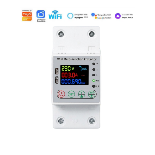 63A LCD Reclosing Protector 2p L+N Disc