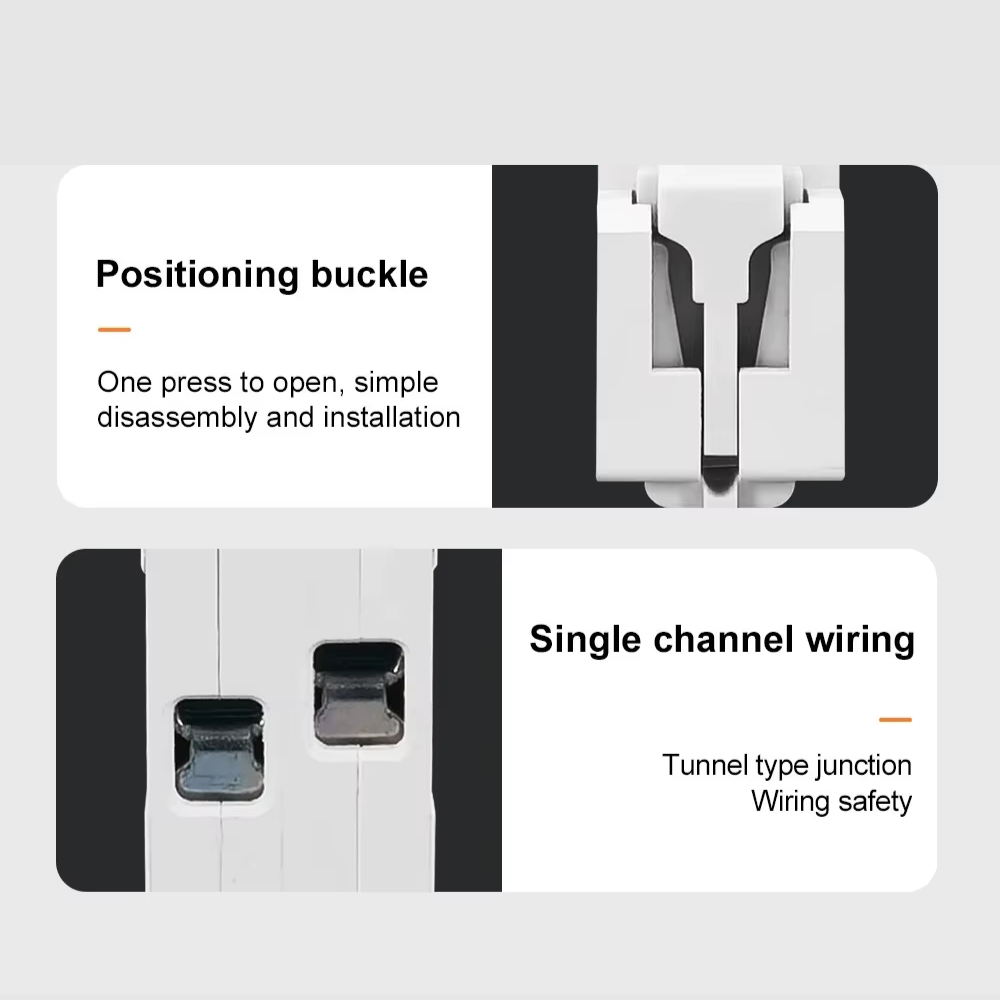 63A 1P+N WiFi Smart Circuit Breaker with Energy Metering