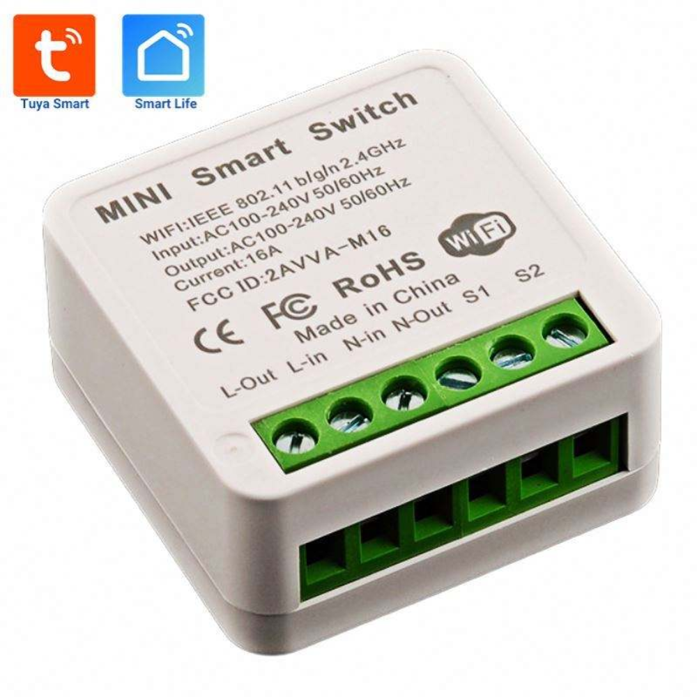1Ch Mini Smart Switch 16A with Power Monitor for Advanced Home Automation Control