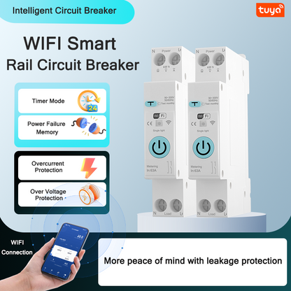 Smart 63A Unit Lock Breaker – Power Control with Monitoring & Expense Control