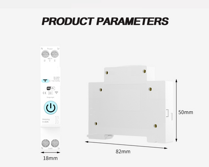 Smart 63A Unit Lock Breaker – Power Control with Monitoring & Expense Control