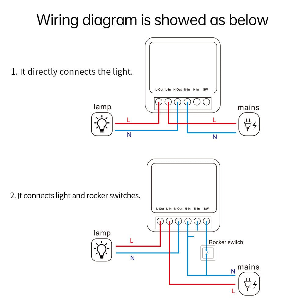 3CH Mini Smart WiFi Switch 10A | DIY Switch Module with App Control