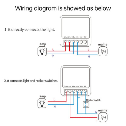 3CH Mini Smart WiFi Switch 10A | DIY Switch Module with App Control