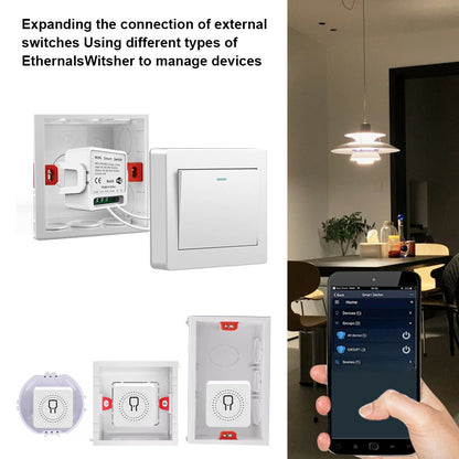 3CH Mini Smart WiFi Switch 10A | DIY Switch Module with App Control
