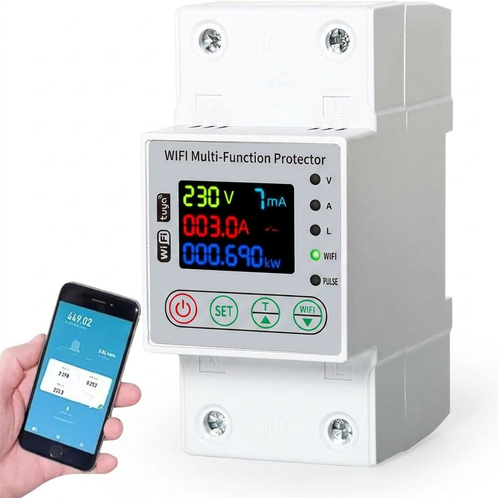 63A LCD Reclosing Protector 2p L+N Disc