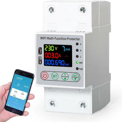 63A LCD Reclosing Protector 2p L+N Disc