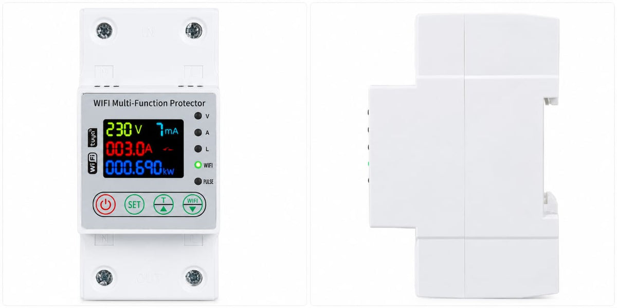 63A LCD Reclosing Protector 2p L+N Disc