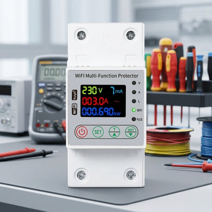 63A LCD Reclosing Protector 2p L+N Disc