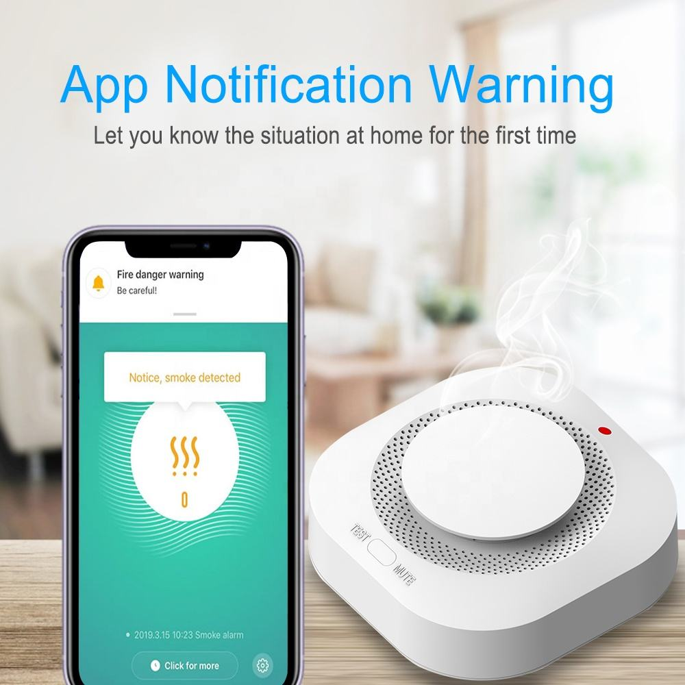 Zigbee Smoke Detector For Home Protection