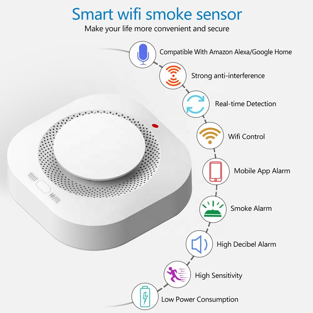 Zigbee Smoke Detector For Home Protection