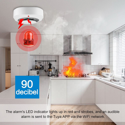Zigbee Smoke Detector For Home Protection