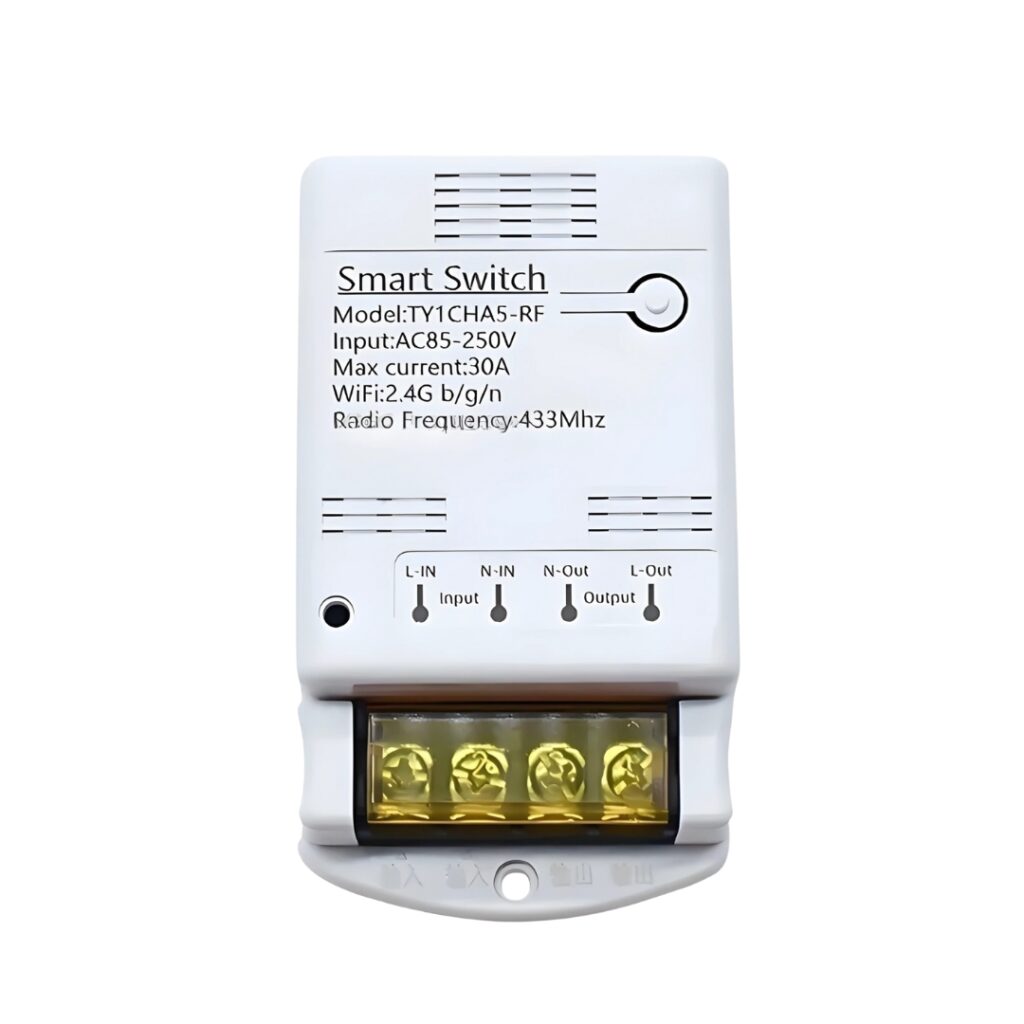 30A WiFi Smart Switch with Relay | RF Remote & App Control