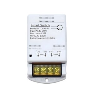 30A WiFi Smart Switch with Relay | RF Remote & App Control
