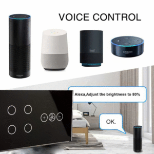 4 Gang Smart Switch with Fan Dimmer