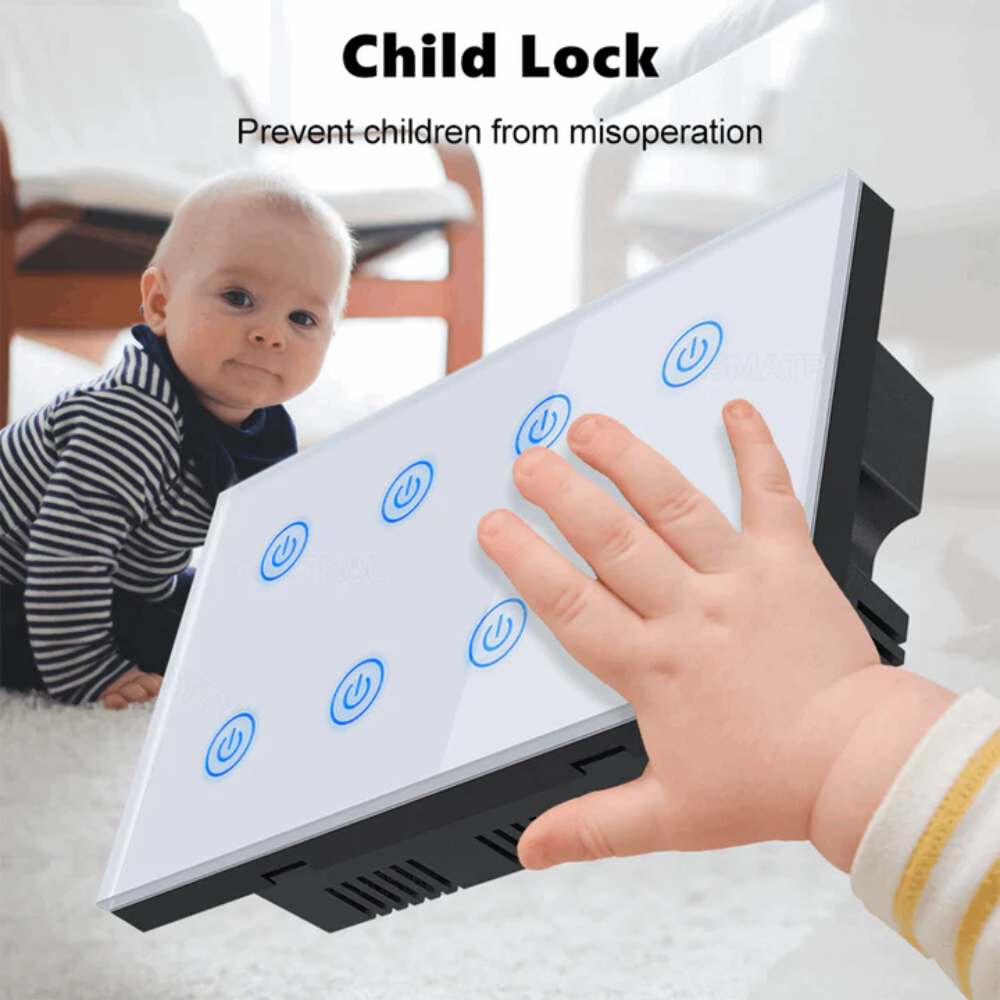 8 Gang WiFi Touch Switch