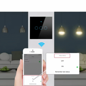 WiFi Touch Switch Panel 3 Gang