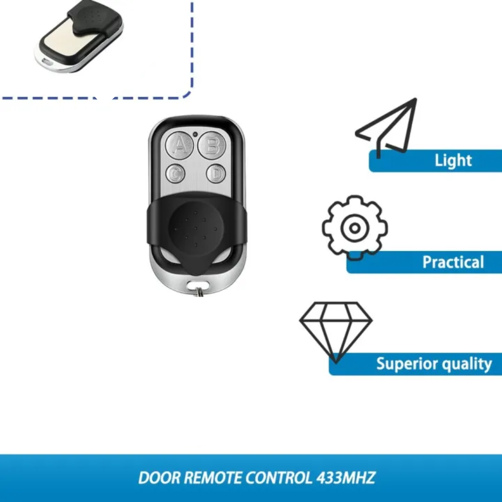 433MHz Garage Door Remote Control 