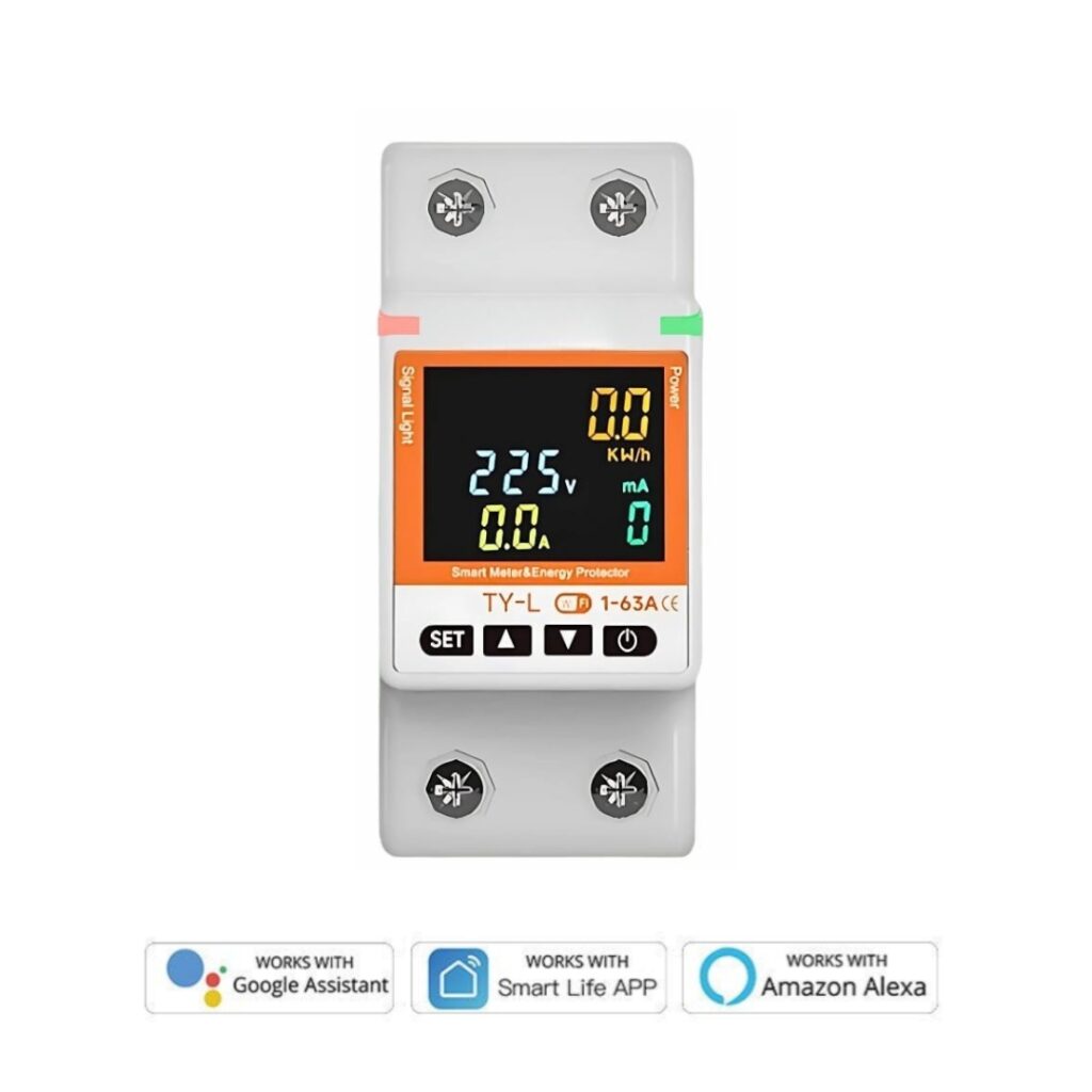 63A Smart Circuit Breaker for Home Safety & Power Monitoring