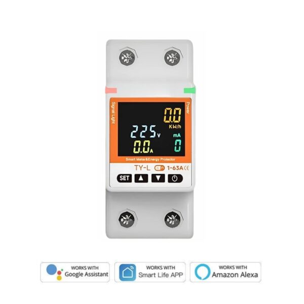 63A Smart Circuit Breaker for Home Safety & Power Monitoring