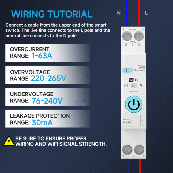 Smart 63A Unit Lock Breaker