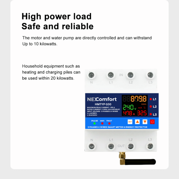 100A WiFi Smart Circuit Breaker