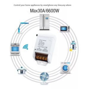 30A WiFi Smart Relay Switch in Pakistan