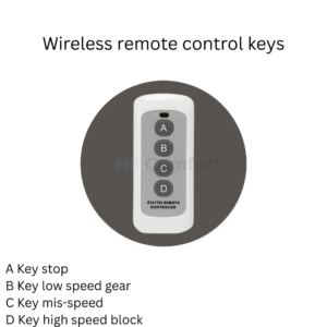 4-Button Wireless Remote Control