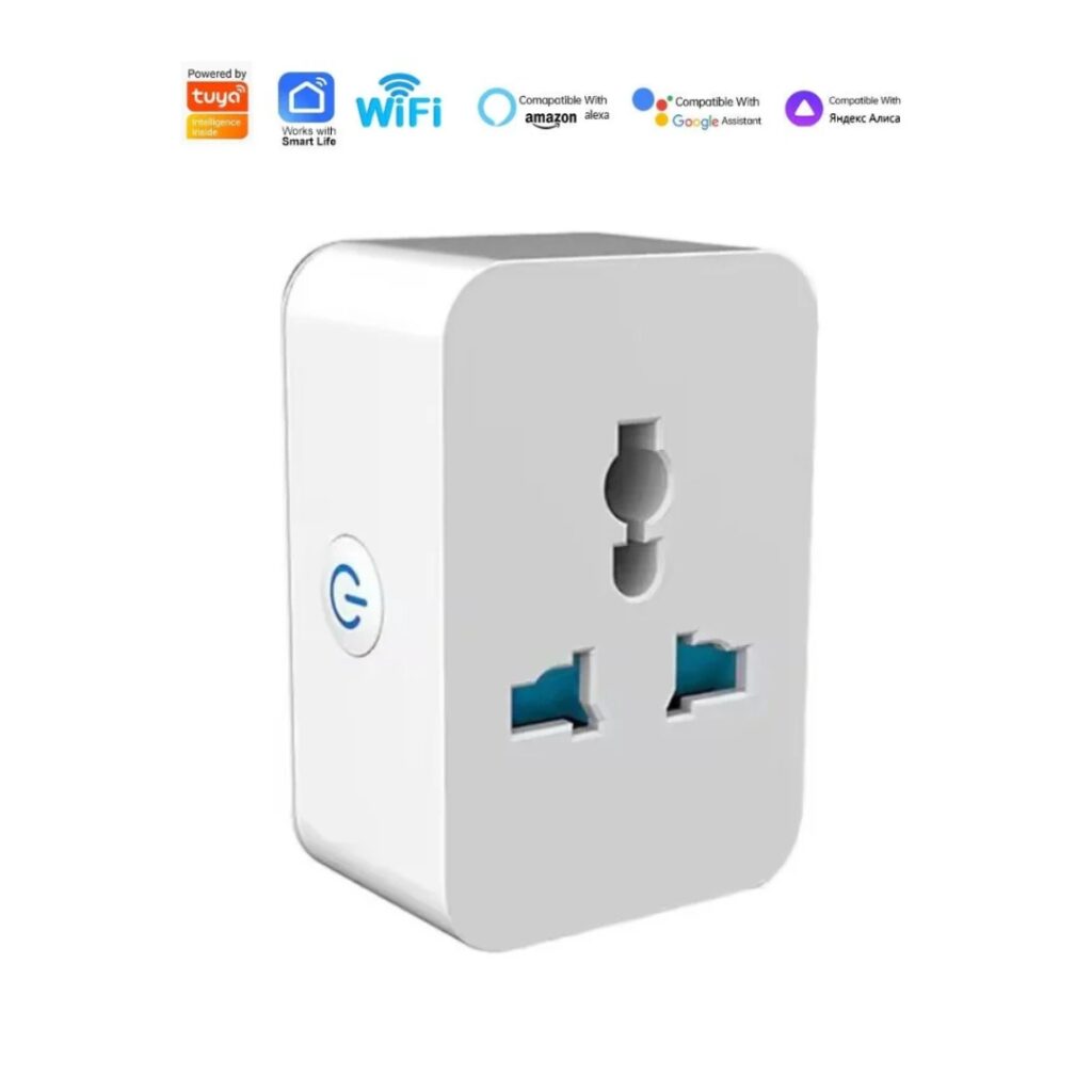 Smart Plug in Pakistan – Universal 15A WiFi Socket with Voice Control