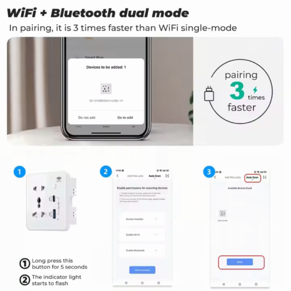Smart WiFi Wall Socket 10A (2)