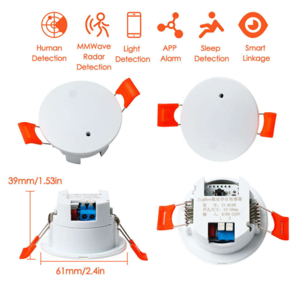 Tuya Ceiling Motion Light Sensor for Smart Presence Detection