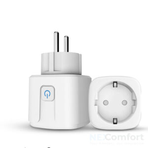 WiFi Smart Plug 16A Socket Wall Smart Life App (EU plug) side 2 pin plug