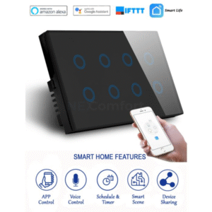Wifi 8 Gang Touch Switch