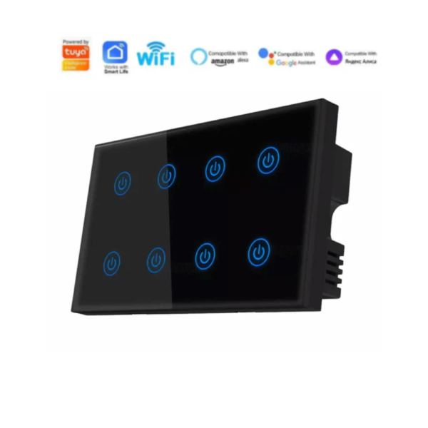 Wifi 8 Gang Touch Switch