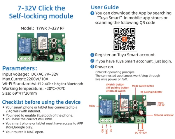 DC Smart Relay Switch