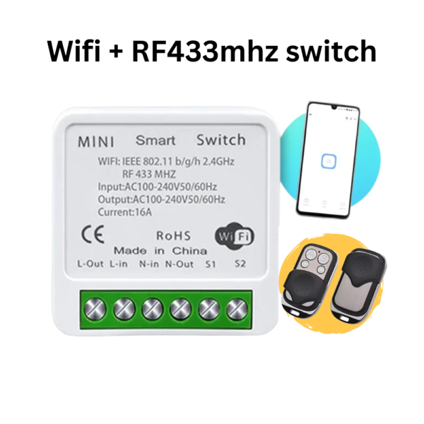 Mini RF Smart Switch 433MHz