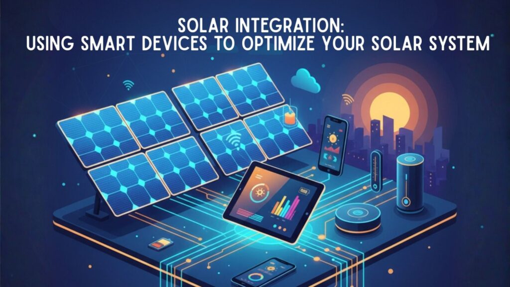 Using Smart Devices to Optimize Your Solar System