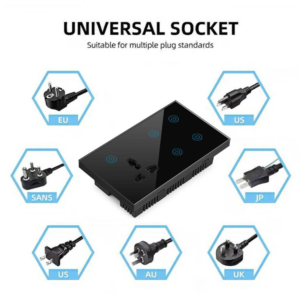 Wifi 4 Gang With Multi Socket