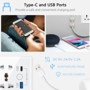 Smart Wall Socket With USB Port
