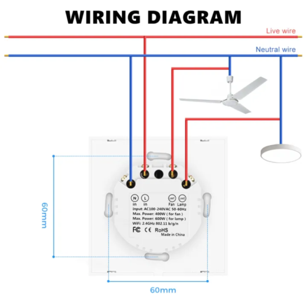 Smart Light & Fan Switch
