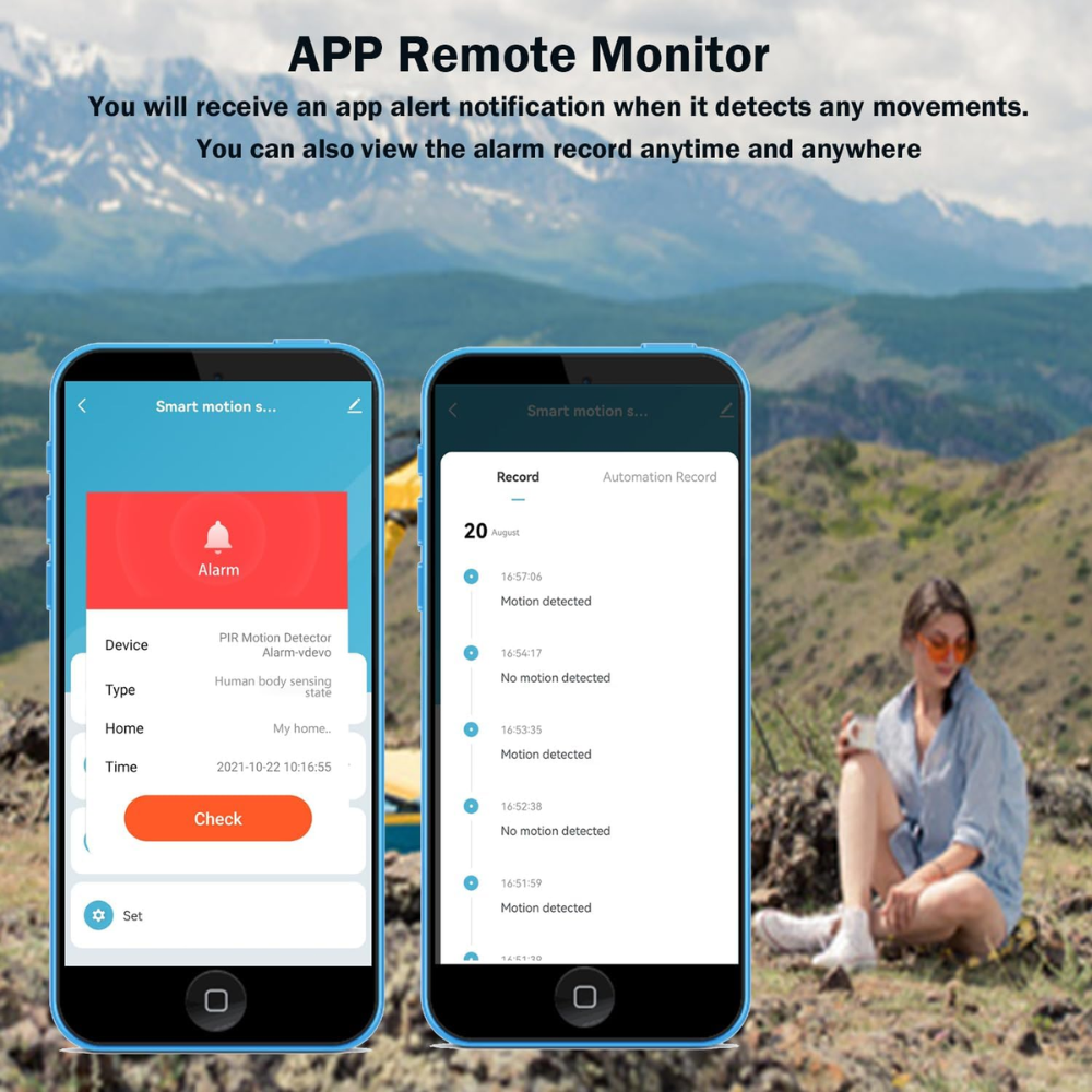Smart PIR Motion Sensor for Alarm System