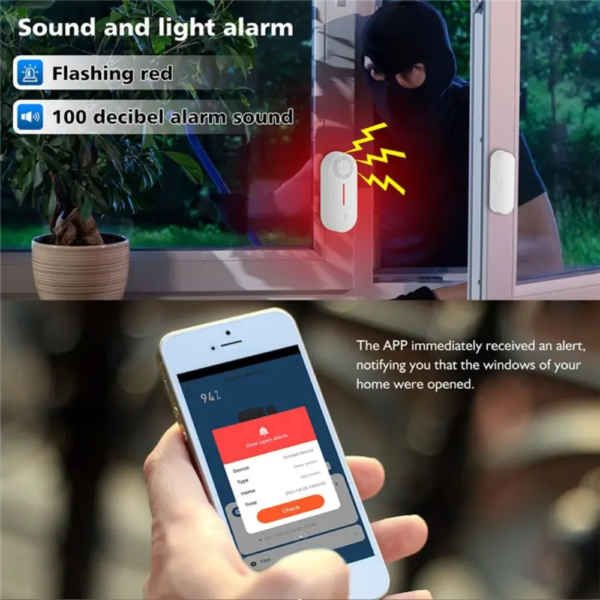Smart Security Sensor & Loud Buzzer Alarm