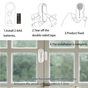 Smart Security Sensor & Loud Buzzer Alarm