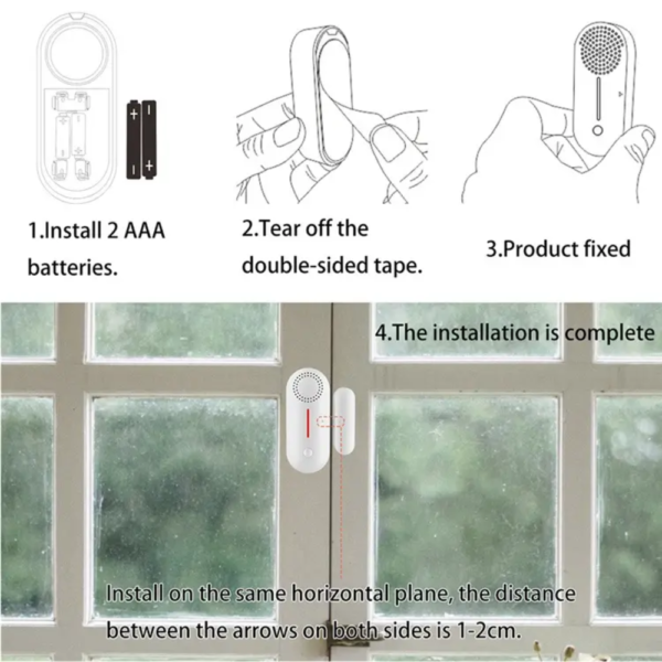 Smart Security Sensor & Loud Buzzer Alarm