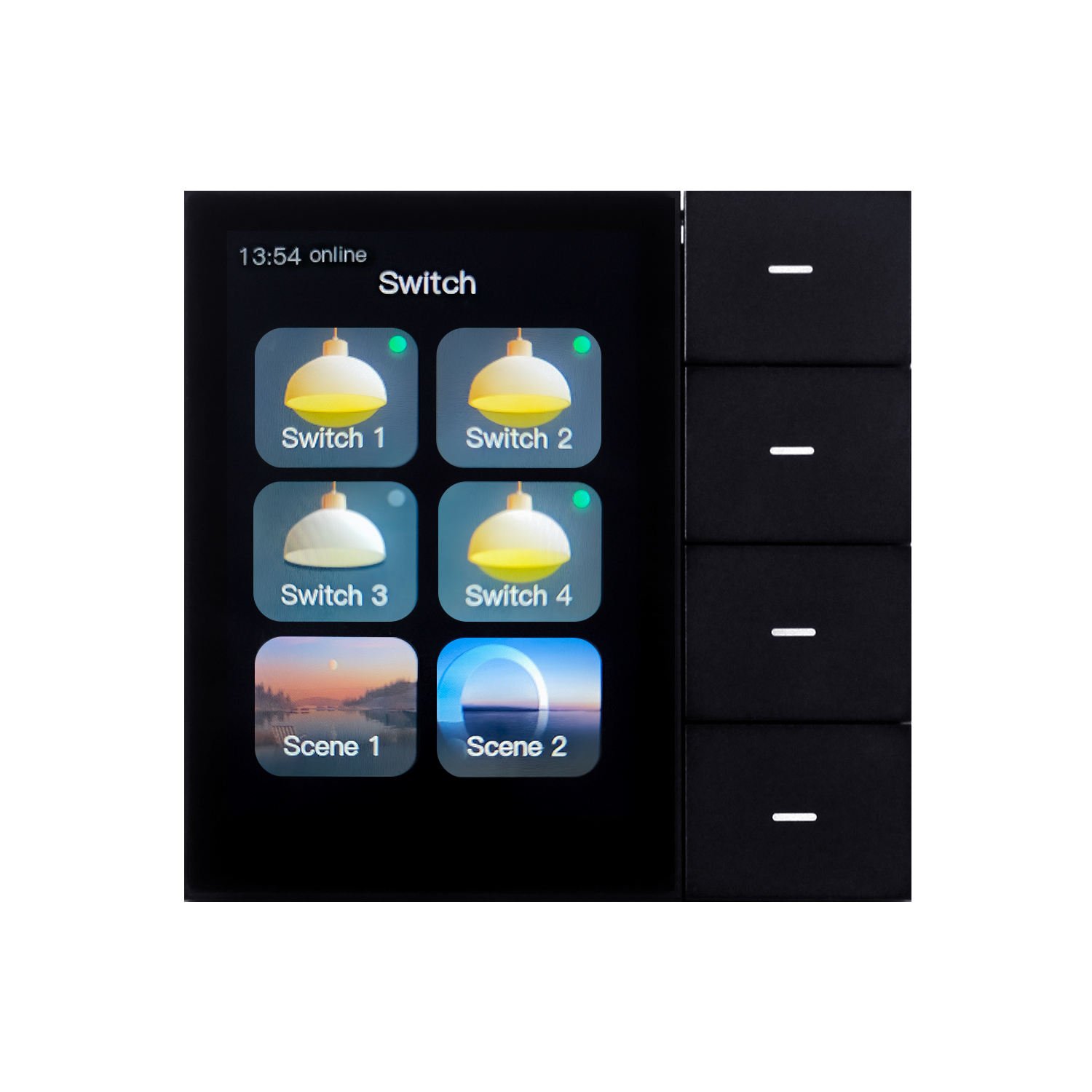 4 Gang + Touch Screen Panel