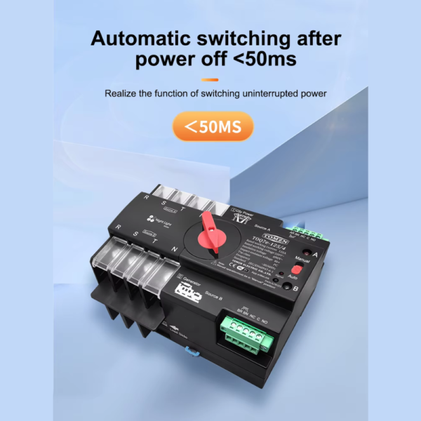 TOMZN Smart Changeover ATS Switch 4P