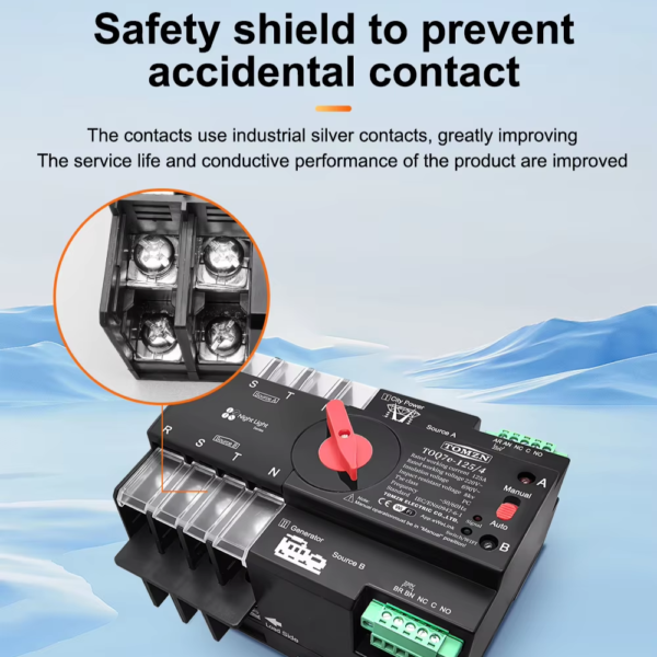 TOMZN Smart Changeover ATS Switch 4P